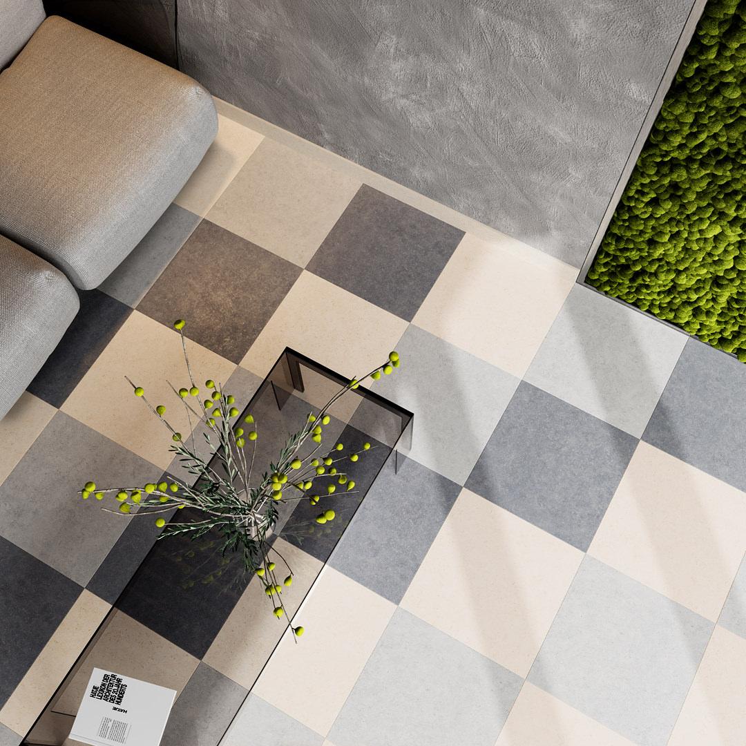 Керамогранит Kerama Marazzi Сенат светло-серый обрезной 40.2x40.2 SG155800R
