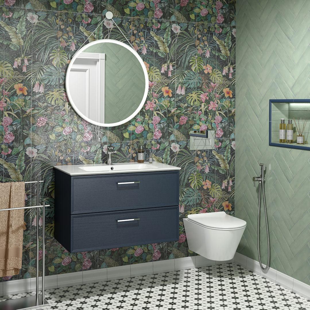 Плинтус Kerama Marazzi Альвао черный матовый 10x20 FMD034