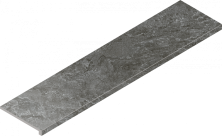 Ступень Италон Магма/ Magma Графит угловая правая 620070003019 серый 33x120