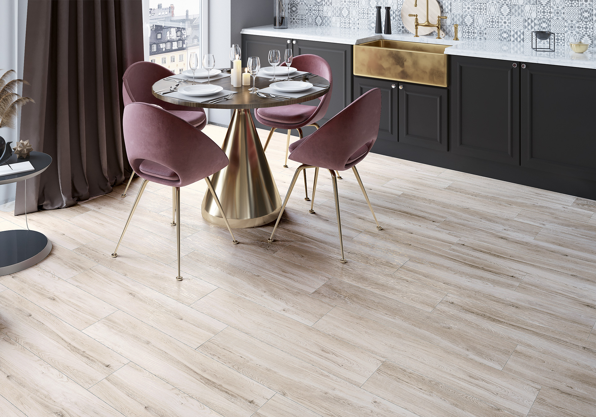 Керамогранит Альма Керамика Вествуд/ Westwood GFA92WTD00R 20x90