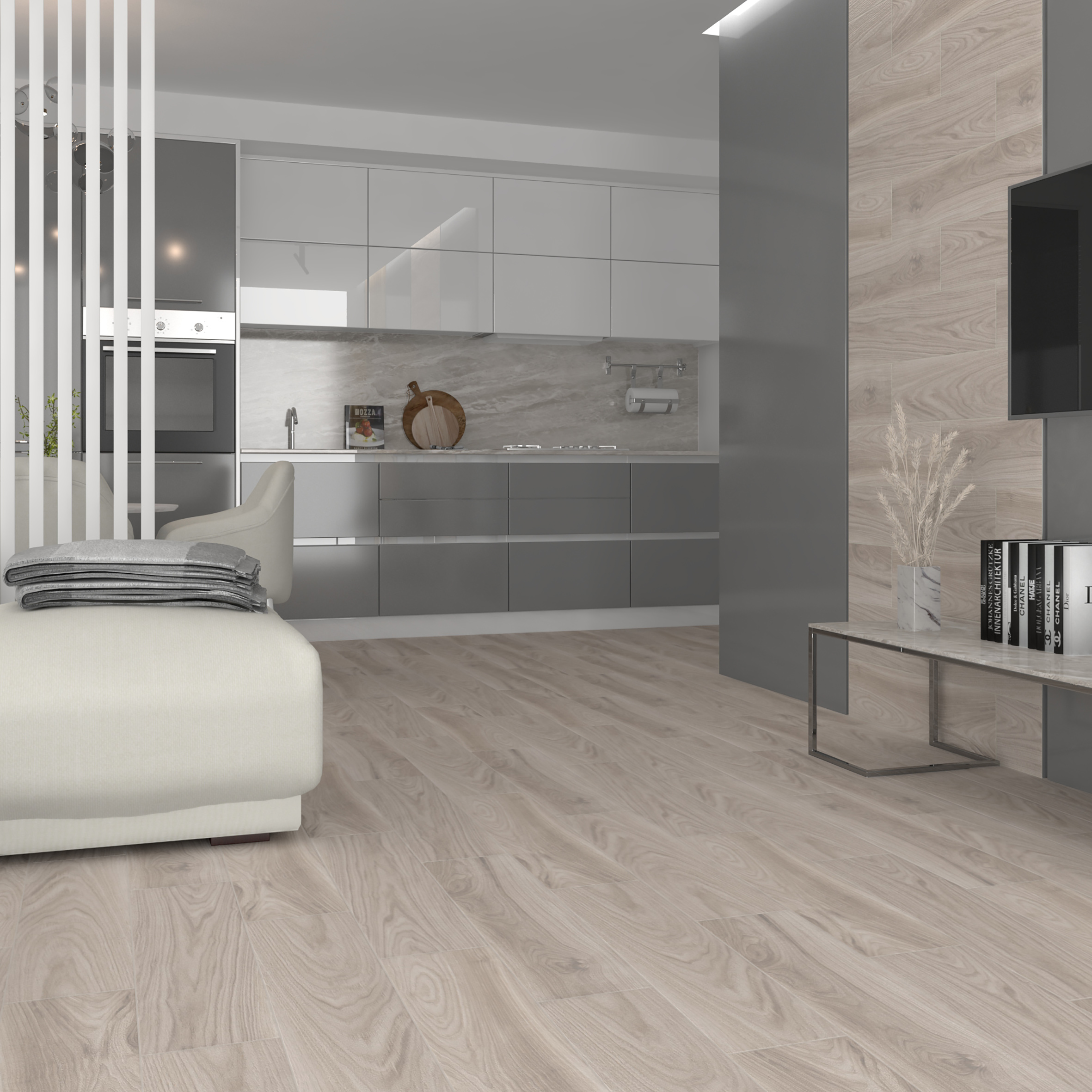 Керамогранит (SG708090R) Laparet Albero мокко 20x80 матовый