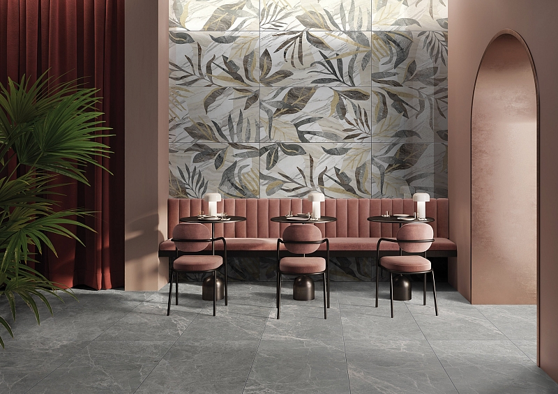 Мозаика Vitra МарблСэт/ MarbleSet Оробико Темный Греж R9 30x30 лаппатированный