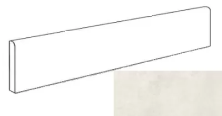 Плинтус Атлас Конкорд Италия Двелл/ Dwell Off-White Battiscopa Matt A1E8 7.2x60