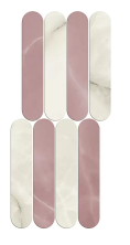 Мозаика Атлас Конкорд Симфоникс/ Symphonyx Crystal - Rose Ellipse 56x23.5