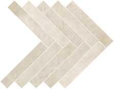 Мозаика Атлас Конкорд Италия Двелл/ Dwell Off White Herringbone 36.2x41.2 A1C9