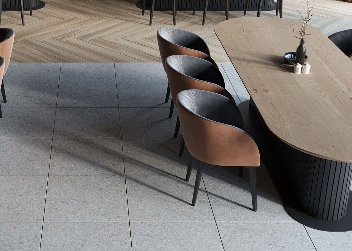 Керамогранит Estima AG23 Aglomerat Dark Grey 60x60 серый