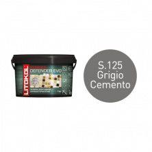 Антибактериальная затирка + клей Литокол STARLIKE DEFENDER EVO 1кг S.125 GRIGIO CEMENTO
