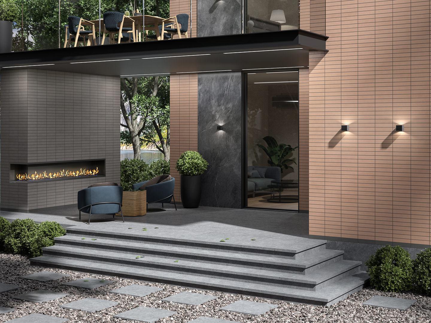 Керамическая плитка Kerama Marazzi 26304 Амстердам коричневый светлый матовая 6x28,5