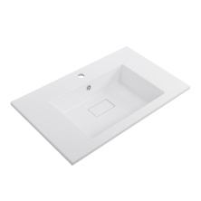 Раковина из искусственного мрамора накладная Cezares Relax CZR-800/480-LV-MR-PRS