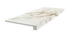 Ступень фронтальная ColiseumGres Помпеи/ Pompei White 33x90