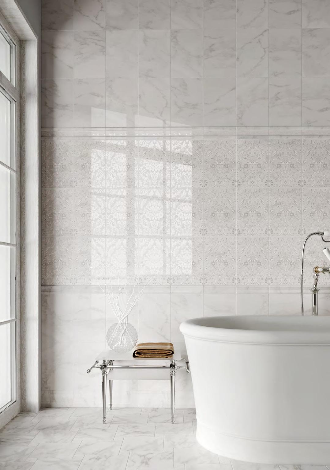 Керамическая плитка Kerama Marazzi 8326 Висконти белый 20x30