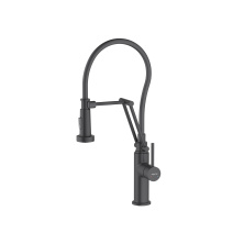 Смеситель для кухни 2 jet (профессиональный) Aquatek матовый черный AQ1388MB ЕВРОПА