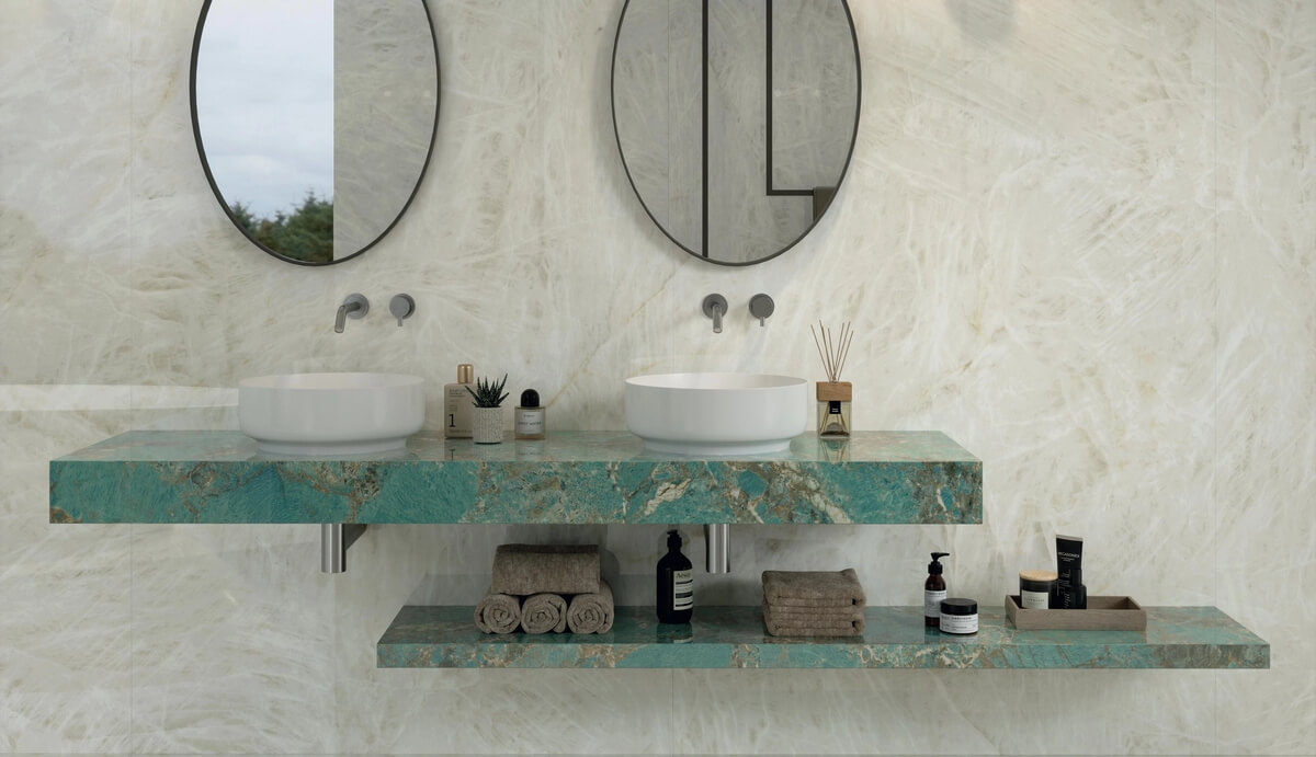 Керамогранит Атлас Конкорд Италия Марвел Гала/ Marvel Gala Exotic Green Polished 60x120 AFXP