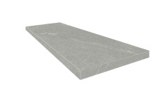 Ступень угловая правая ColiseumGres Лугано/ Lugano Silver 33x90