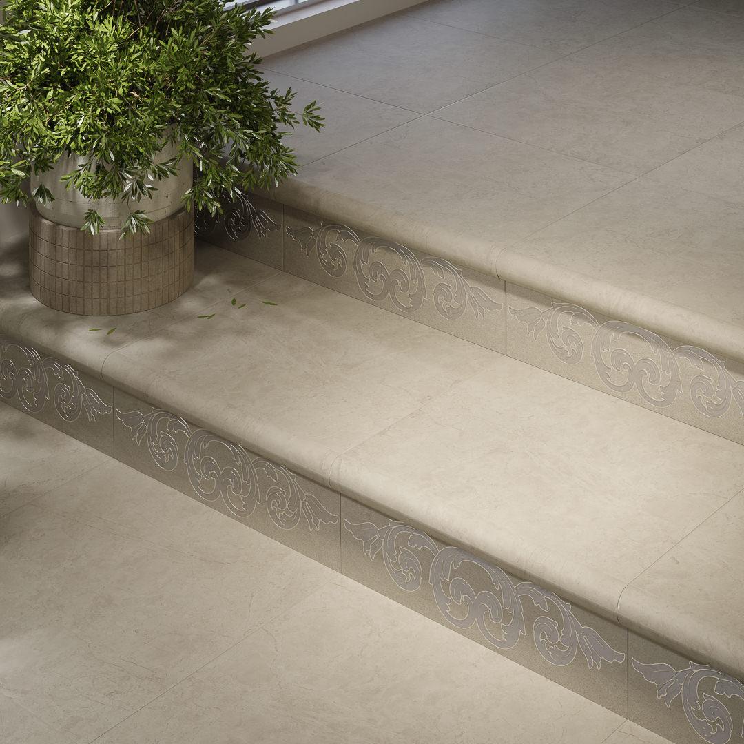 Декор Kerama Marazzi Монсанту 2 серый светлый 15x40 HGD\B503\15147