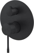 Смеситель для душа Allen Brau Priority 4.0 5.31C11-31 (с внутренней частью, 2 выхода) черный матовый