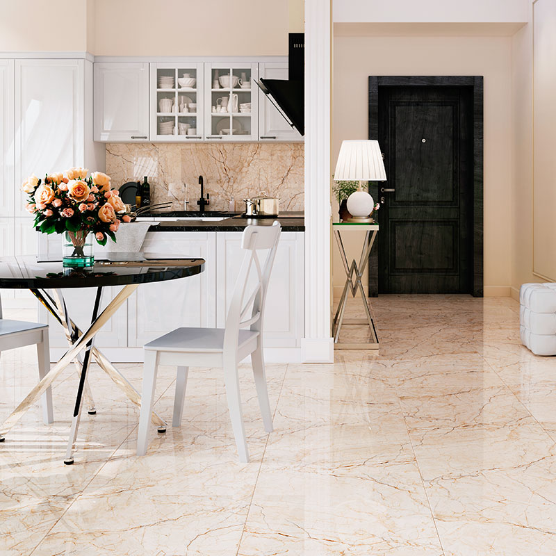 Керамогранит Старо Afyon Light Polished 60x60 кремовый