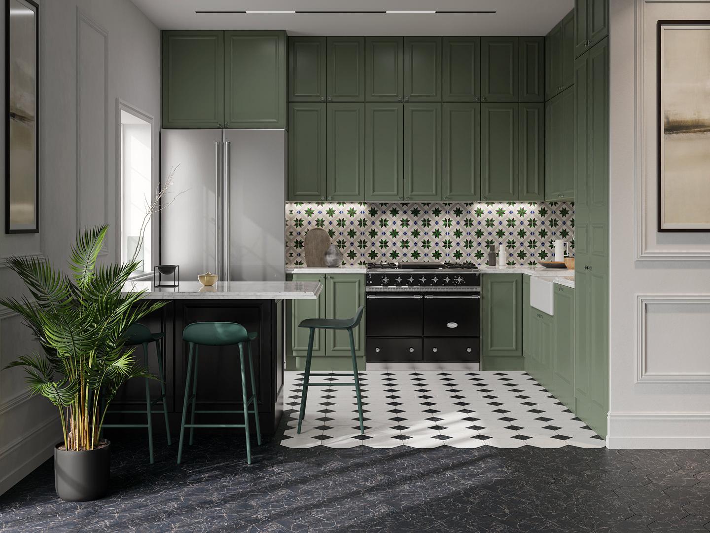 Керамическая плитка Kerama Marazzi 1268HS Сансеверо черный 9,8x9,8