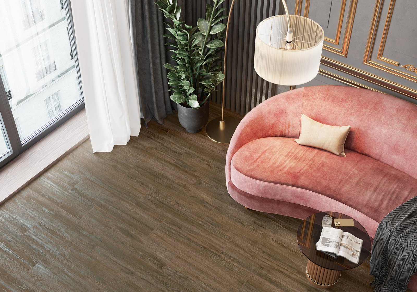 Керамогранит Альма Керамика Грандвуд/ Grandwood GFA2090GRW40R 20х90