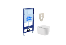 Set AQUATEK ЕВРОПА (рама AQUATEK Standard INS-0000012+звукоизоляционная прокладка+унитаз ЕВРОПА AQ1106-00)