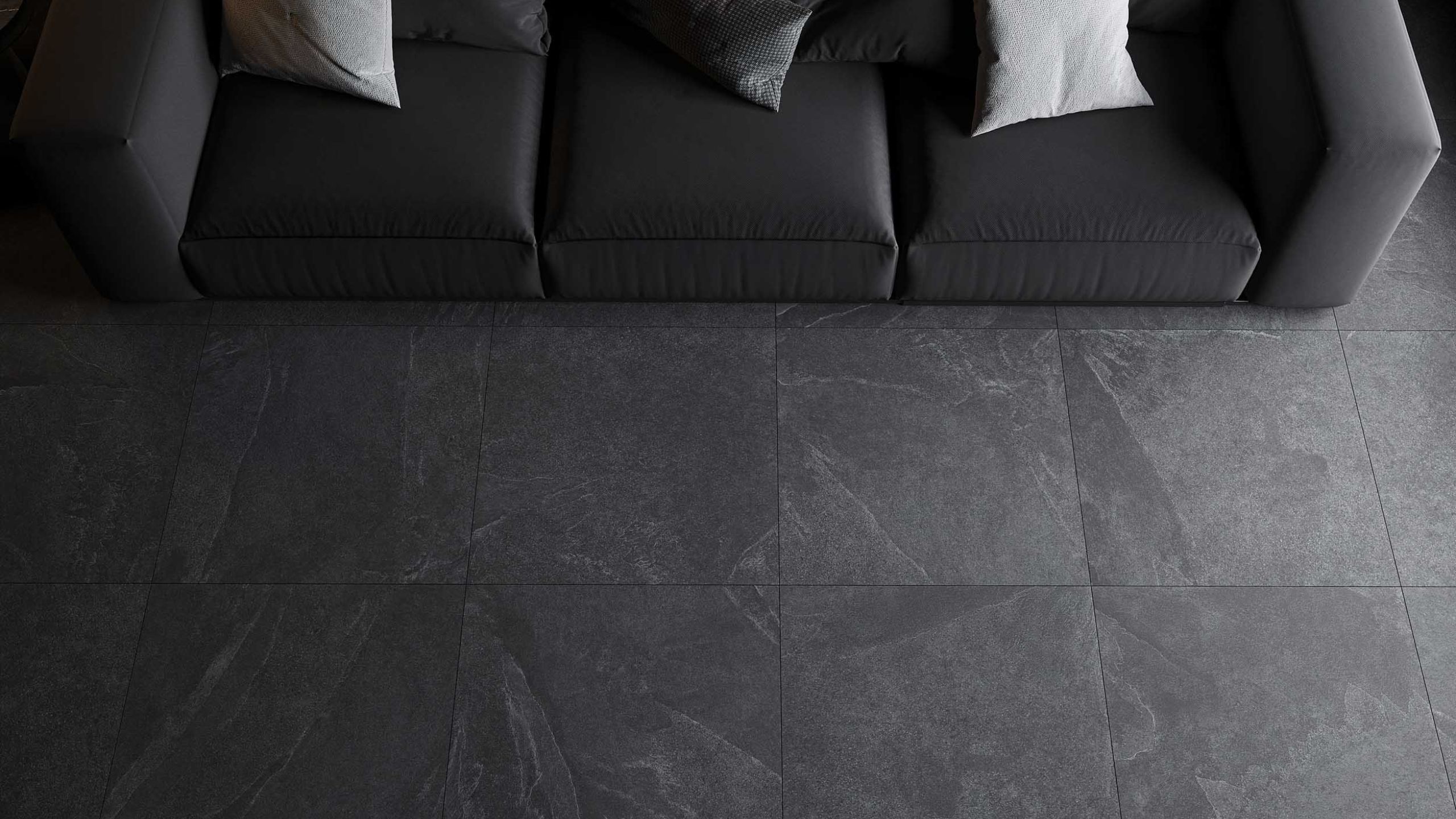 Керамогранит Estima Luna LN04 80x160 черный