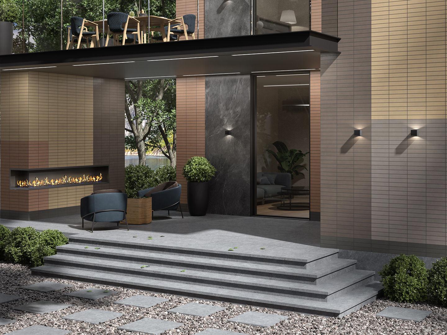 Керамическая плитка Kerama Marazzi 26304 Амстердам коричневый светлый матовая 6x28,5