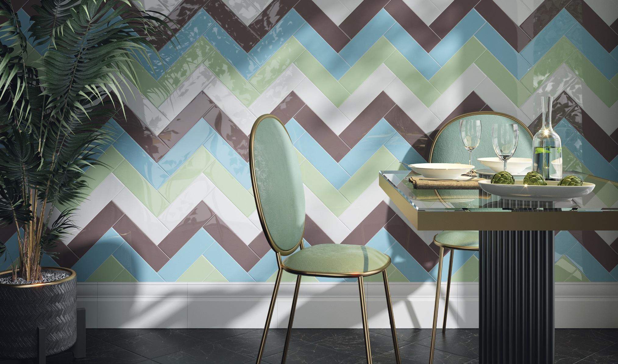 Керамическая плитка Kerama Marazzi 2837 Баттерфляй фисташковый 8,5x28,5