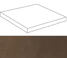 Ступень угловая Атлас Конкорд Италия Марвел/ Marvel Bronze Scalino Angolare ASMX 33x33