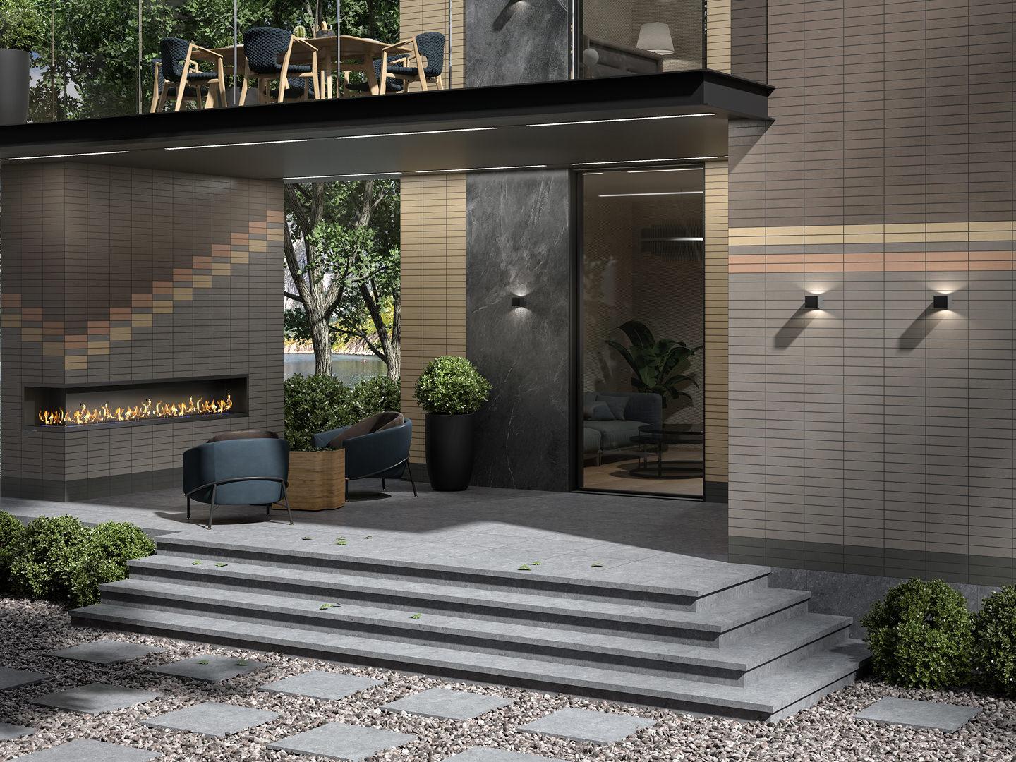 Керамическая плитка Kerama Marazzi 26304 Амстердам коричневый светлый матовая 6x28,5