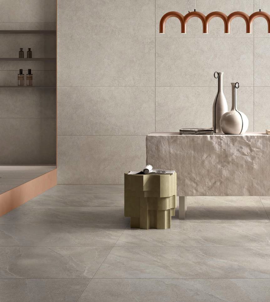 Керамогранит Vitra СлэйтСтоун/ SlateStone Греж R10B K958017R 60x120