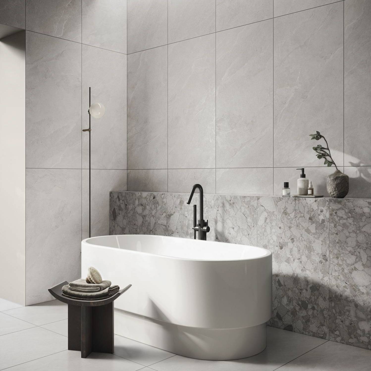 Керамогранит Vitra АрдэСтоун/ ArdeStone Песочный Матовый R10A 120x60