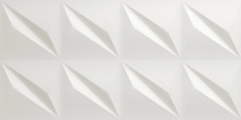 Керамическая плитка Атлас Конкорд Италия 3Д Волл Дизайн/ 3D Wall Design White Flash Matte 40x80 8DFW