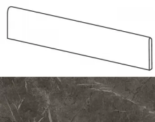 Плинтус Атлас Конкорд Италия Марвел/ Marvel Grey Battiscopa ASLO 7.2x60