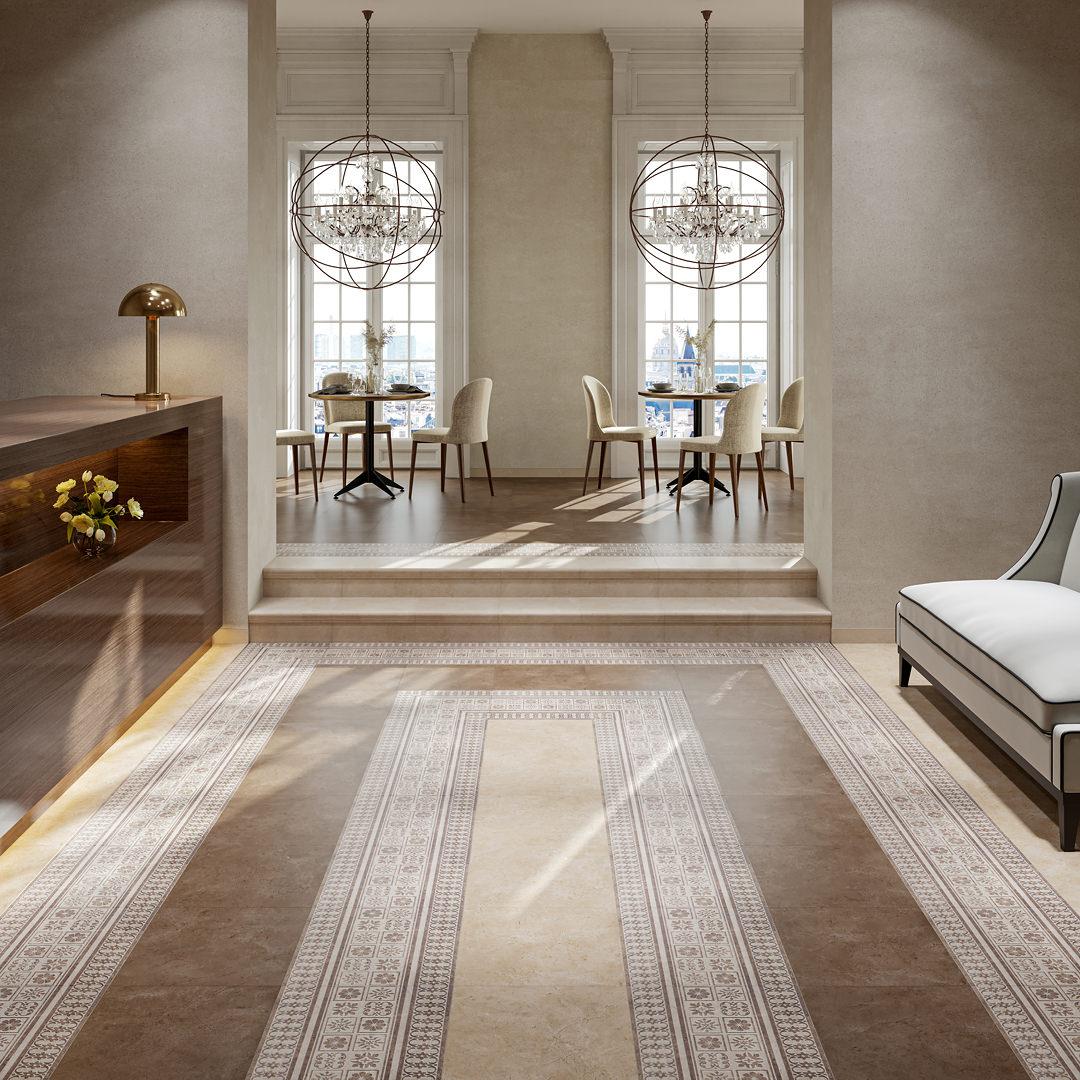 Плинтус Kerama Marazzi SG158100R\5BT Фаральони беж 7,6x40,2