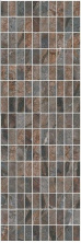 Декор Kerama Marazzi MM12143 Театро коричневый мозаичный 25x75