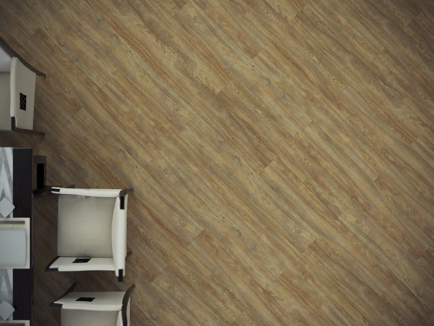 Плинтус ПВХ FineFloor Wood FF-1585 Дуб Окленд