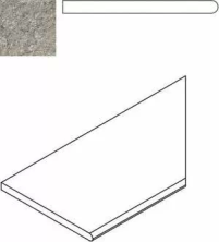 Бортик Италон Дискавер/ Discover X2 Грэй закругленный правый правый 30x60