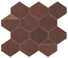 Мозаика Атлас Конкорд Италия Блейз/ Blaze Corten Nest 29.4x25.8 9BNC