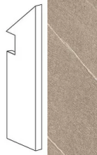 Плинтус Атлас Конкорд Италия Marvel Desert Beige Battiscopa Sag. Dx ATHQ 7.2x30