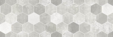 Декор Lasselsberger Гексацемент серый 20x60