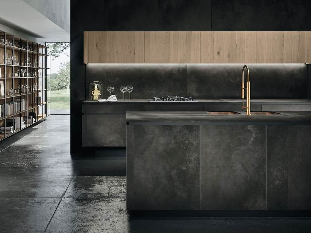 Керамогранит Laminam Ossido Bruno 162x324 LAMF006052_IT