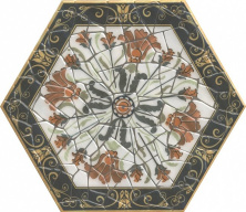 Декор Kerama Marazzi HGD\A381\SG2700L Парк Гуэля лаппатированный 29x33,4