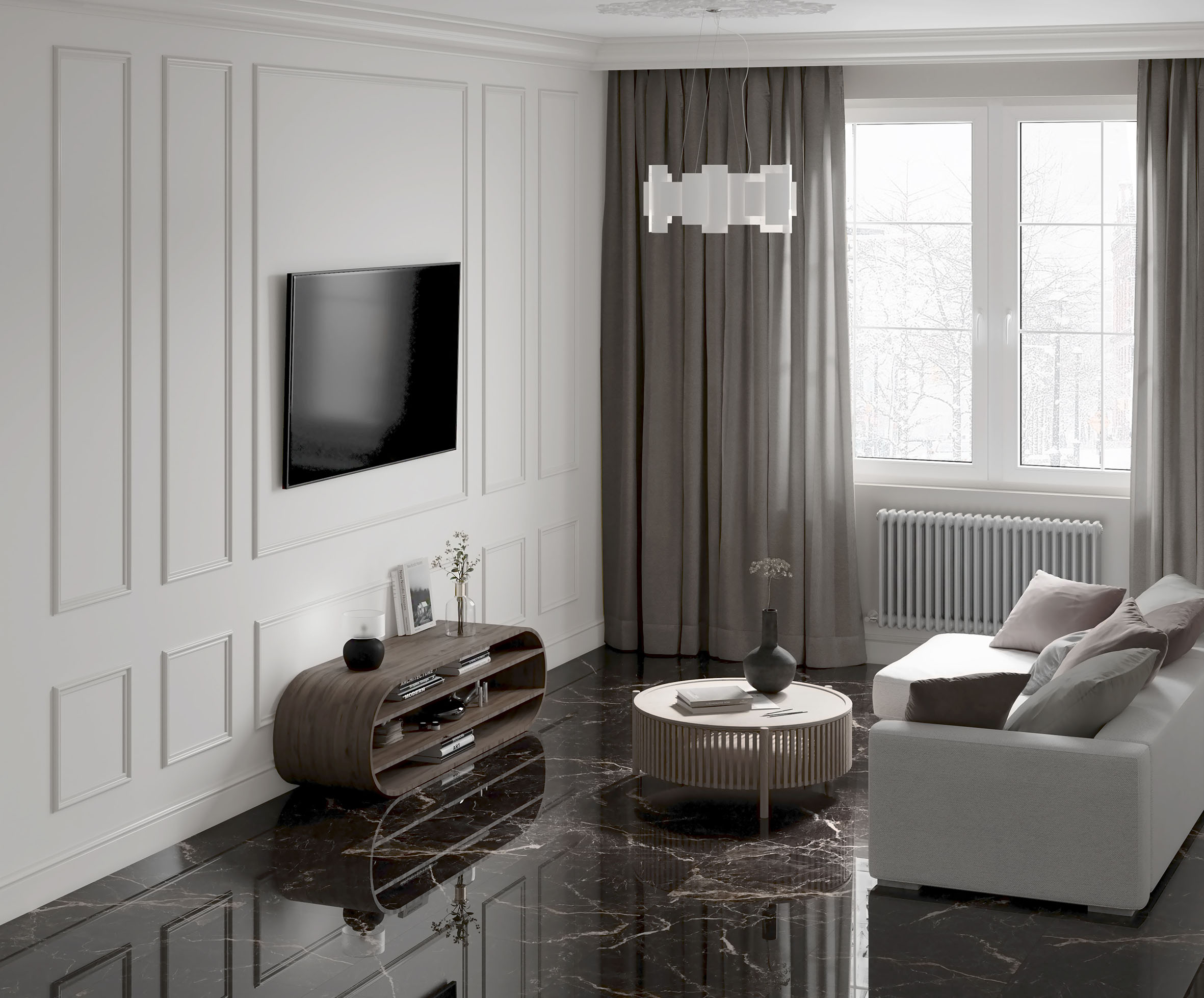 Керамогранит Laparet Xtreme Nero 60x60 полированный
