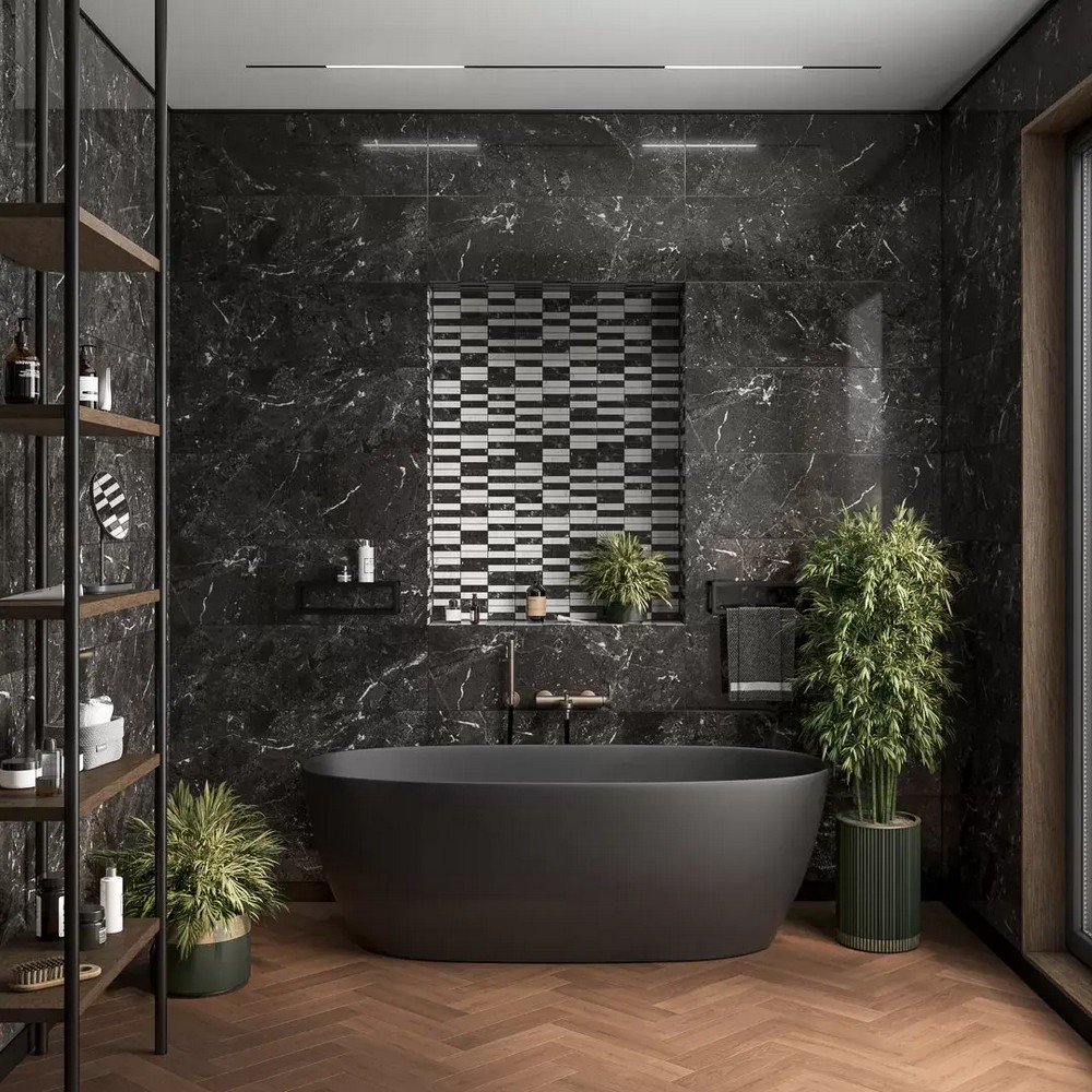 Керамическая плитка Kerama Marazzi KM3090B0160R Тубкаль белый глянцевый структура обрезной 30x89.5