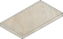 Ступень угловая левая Италон Магнетик Х2/ Magnetique X2 White X2 33x60