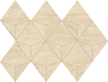 Мозаика Атлас Конкорд Италия Марвел Травертине/ Marvel Travertine Sand Mosaico Origami 28x41.2 AF9K