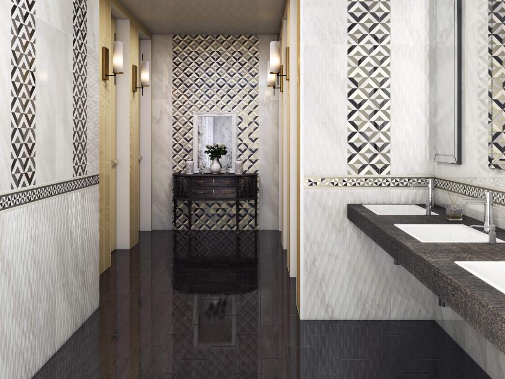 Керамическая плитка Kerama Marazzi 13026R Майори белый структура обрезной 30x89,5