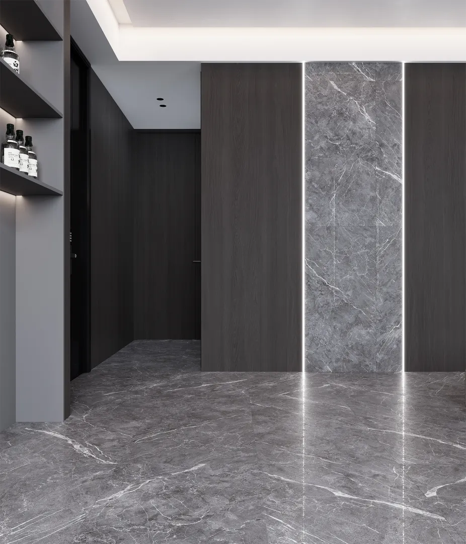 Керамогранит Аркадия Керамика CR6001-A Esperia Grigio Carving 60x60 серый