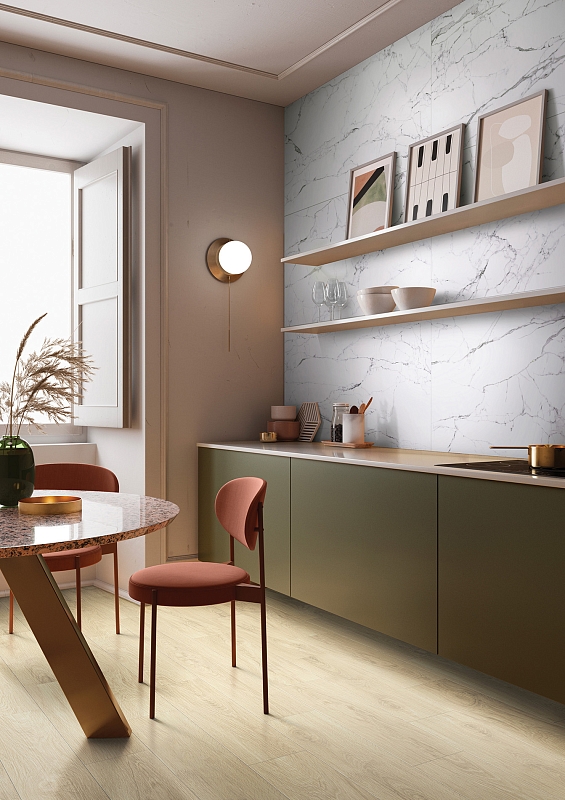 Керамогранит Vitra РоялВуд/ RoyalWood Медовый 20x80 матовый