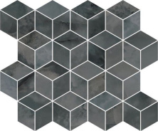Декор Kerama Marazzi T017\14024 Джардини серый темный мозаичный обрезной 37,5x45